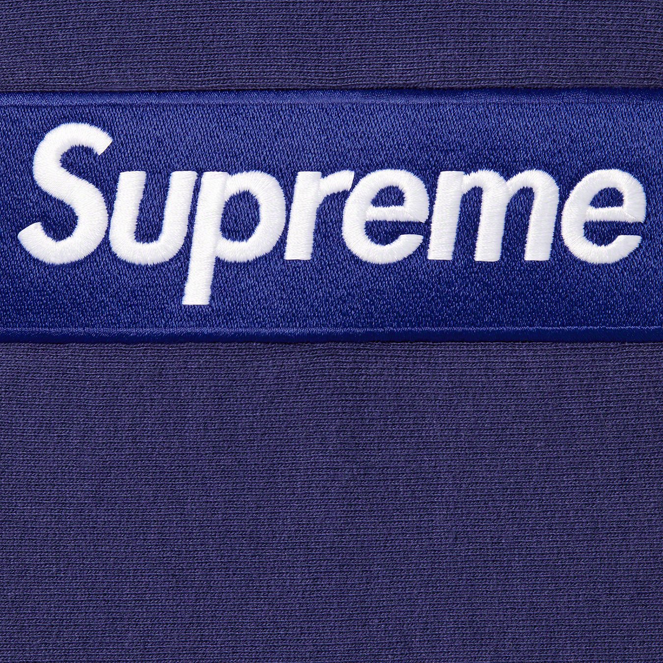 Supreme Navy Blue Box Logo Hoodie
