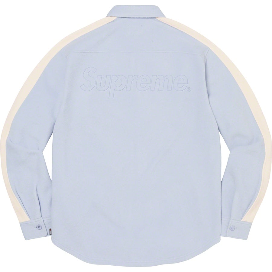 Details on Polartec Shirt Light Blue from fall winter
                                                    2021 (Price is $138)