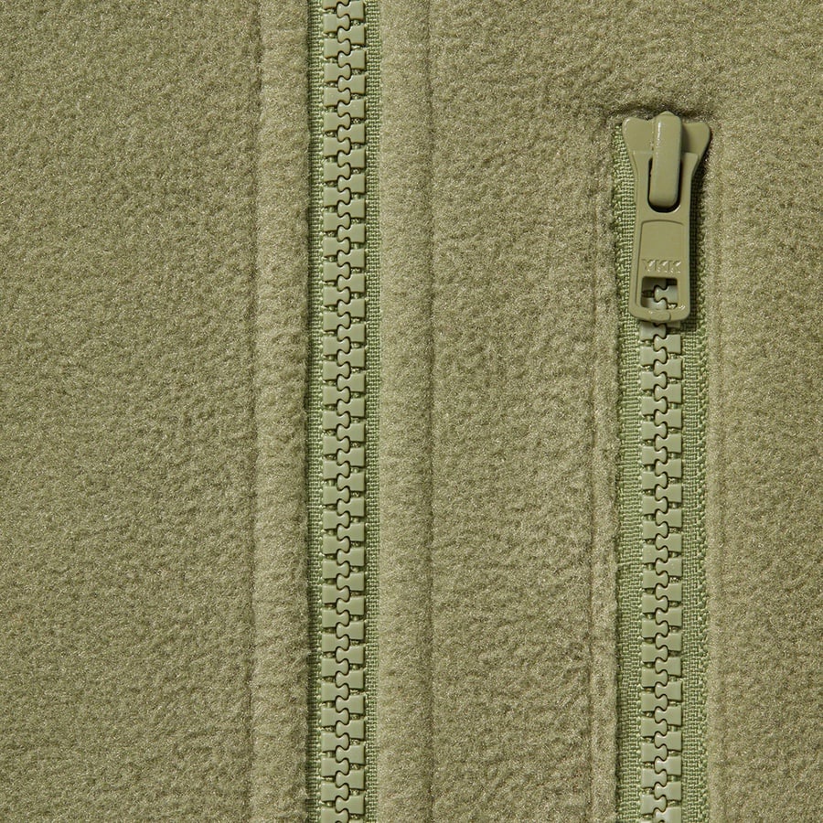 Details on Polartec Half Zip Pullover Light Olive from fall winter
                                                    2021 (Price is $138)