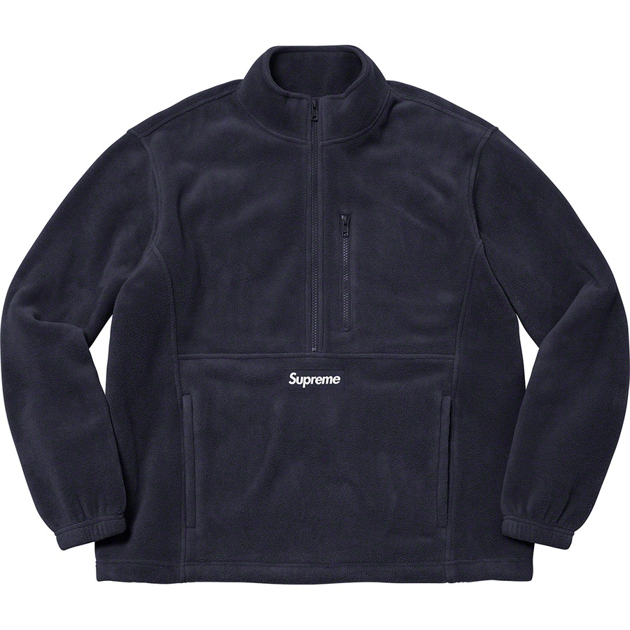 Details on Polartec Half Zip Pullover Navy from fall winter
                                                    2021 (Price is $138)