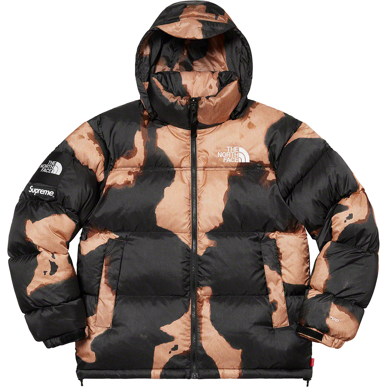 Supreme The North Face Bleached Nuptse L正規品