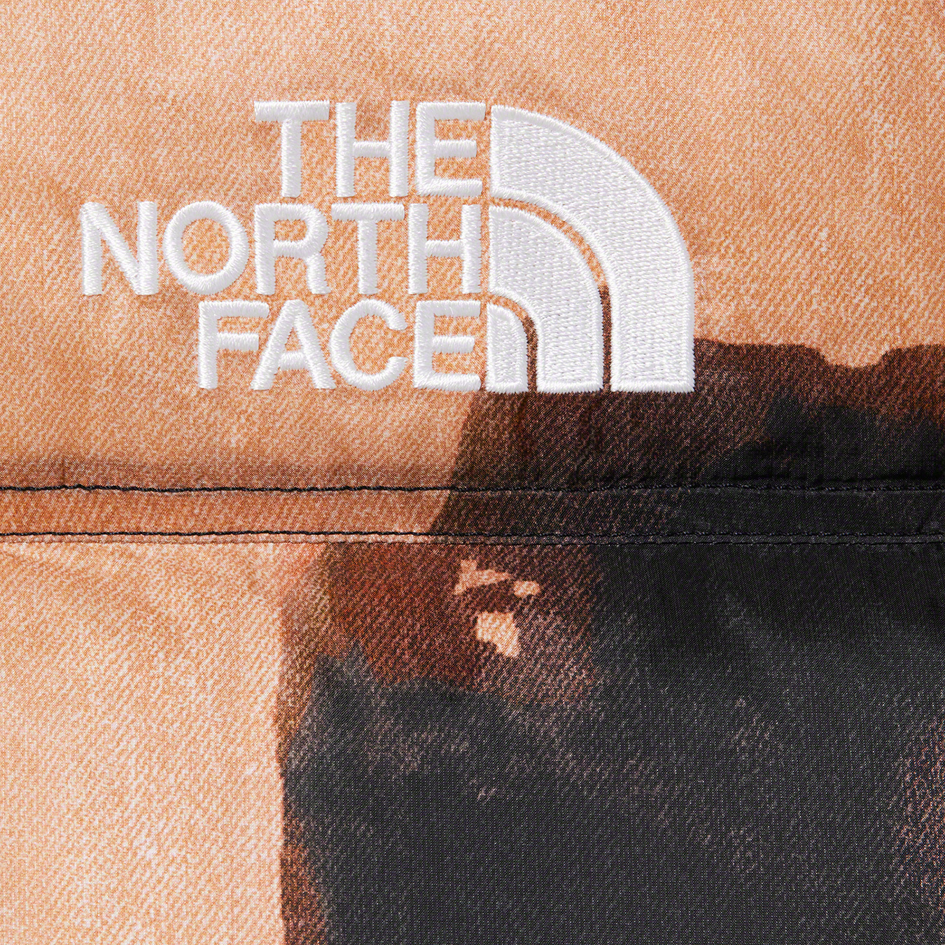 Supreme x The North Face Nuptse Jacket Bleached Denim Size Large
