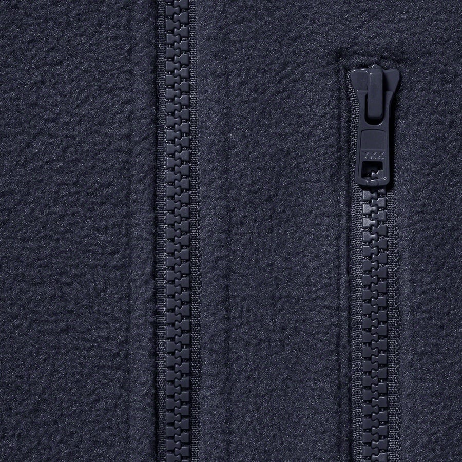 Details on Polartec Half Zip Pullover Navy from fall winter
                                                    2021 (Price is $138)