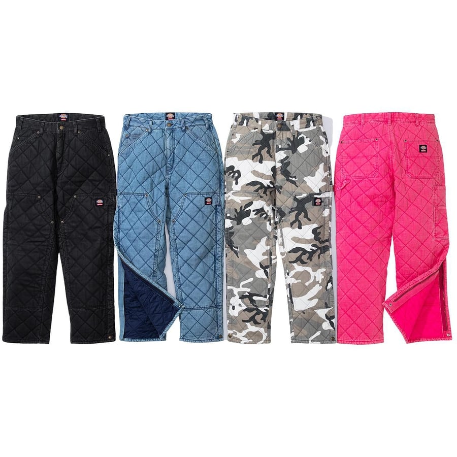Supreme Supreme Dickies Quilted Double Knee Painter Pant released during fall winter 21 season