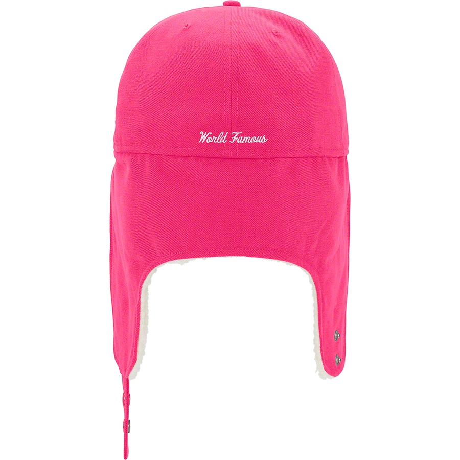 Details on Earflap Box Logo New Era Pink from fall winter
                                                    2021 (Price is $68)