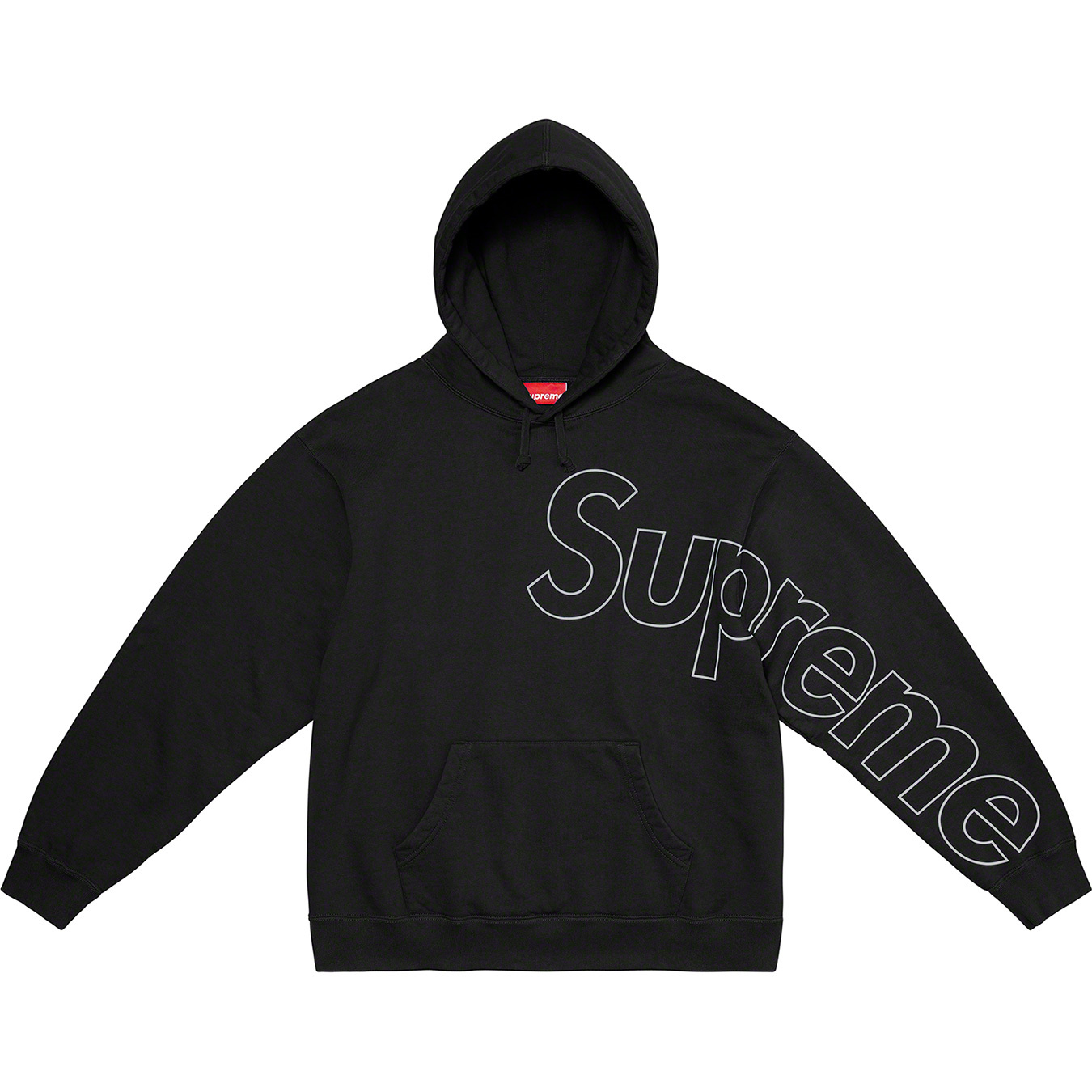 Supreme Reflective Hooded Sweatshirt M-