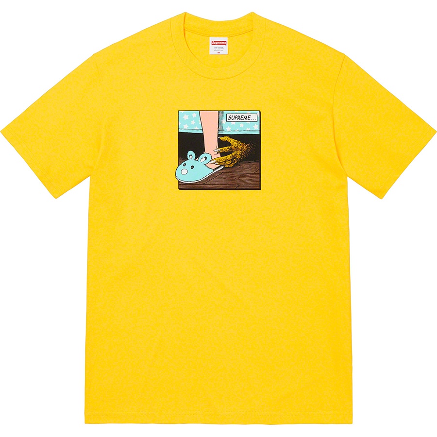 Details on Bed Tee Yellow from fall winter
                                                    2021 (Price is $38)