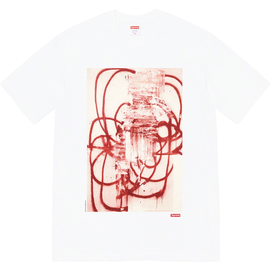 Details on Christopher Wool Supreme 2001 Tee White from fall winter
                                                    2021 (Price is $48)