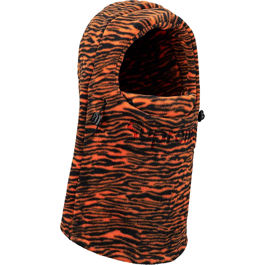 Details on Polartec Balaclava Tiger from fall winter
                                                    2021 (Price is $60)