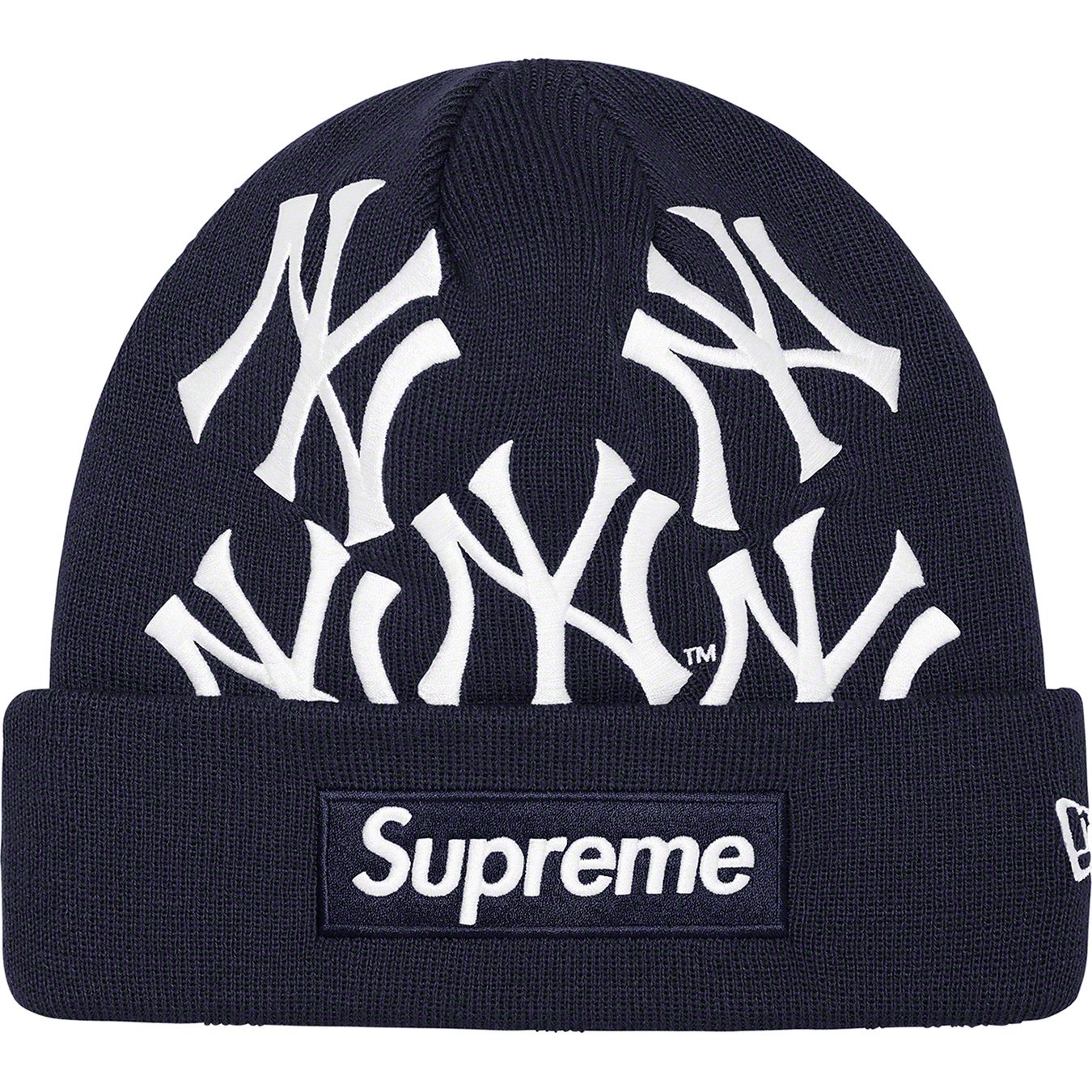 Supreme x New York Yankees x New Era box-logo beanie - ShopStyle