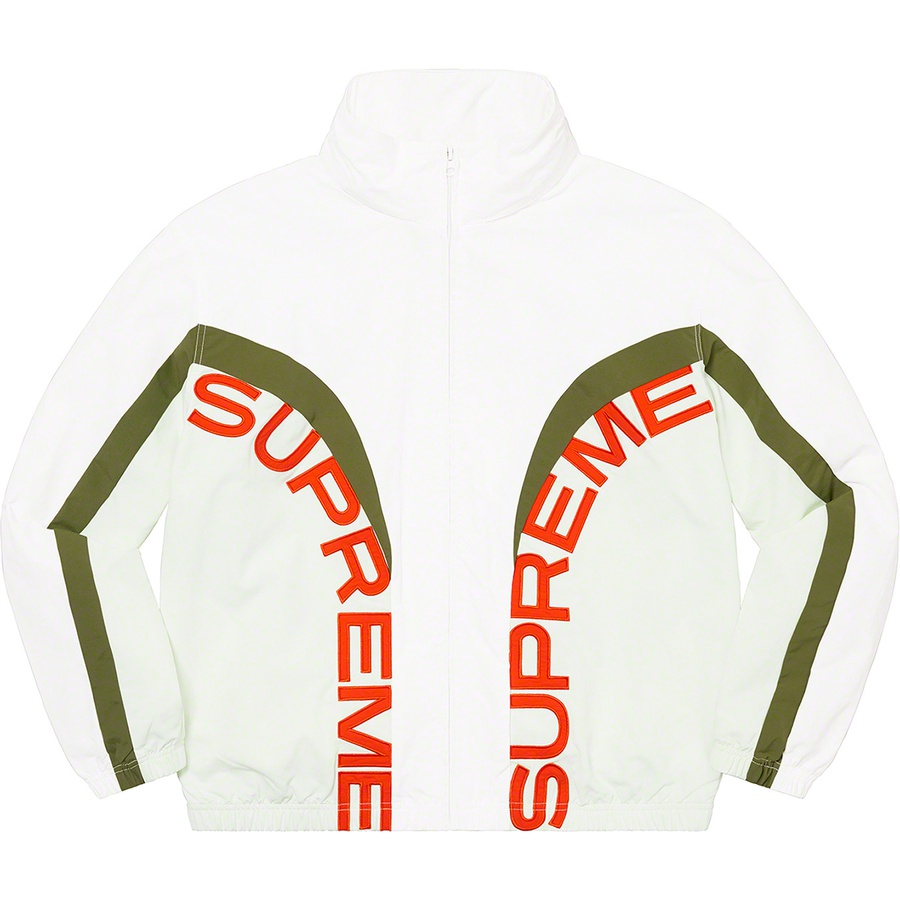 Details on Curve Track Jacket White from spring summer
                                                    2022 (Price is $168)