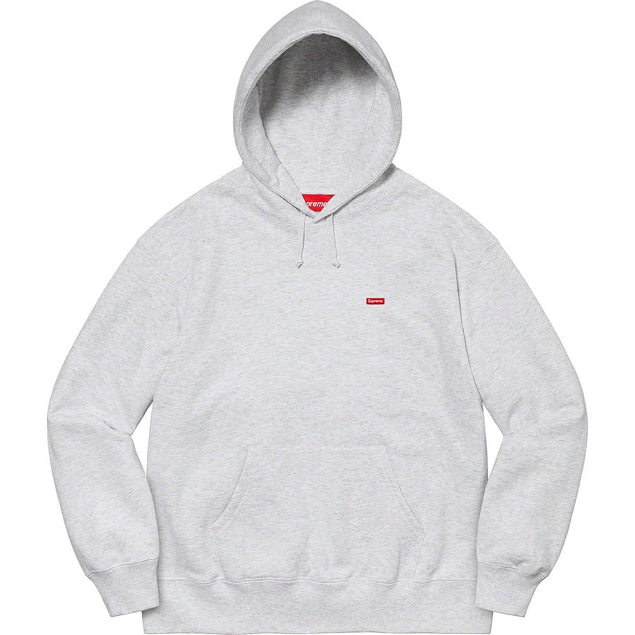 Details on Small Box Hooded Sweatshirt Ash Grey from spring summer
                                                    2022 (Price is $148)