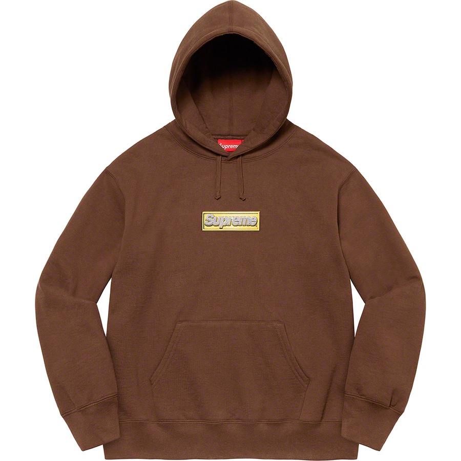 Details on Bling Box Logo Hooded Sweatshirt Dark Brown from spring summer
                                                    2022 (Price is $158)