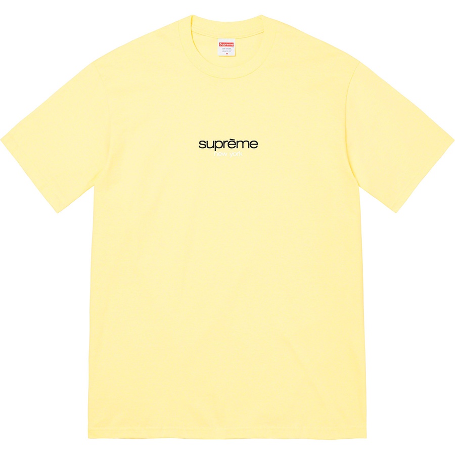 Details on Classic Logo Tee Pale Yellow from spring summer
                                                    2022 (Price is $40)