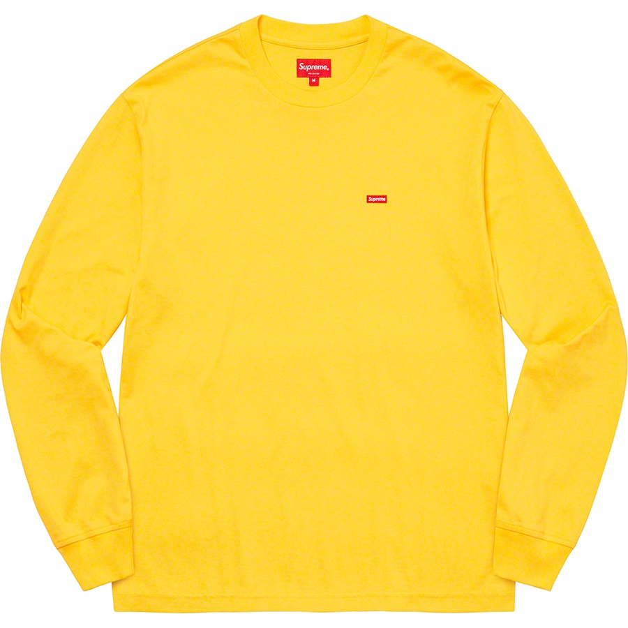 Details on Small Box L S Tee Yellow from spring summer
                                                    2022 (Price is $68)