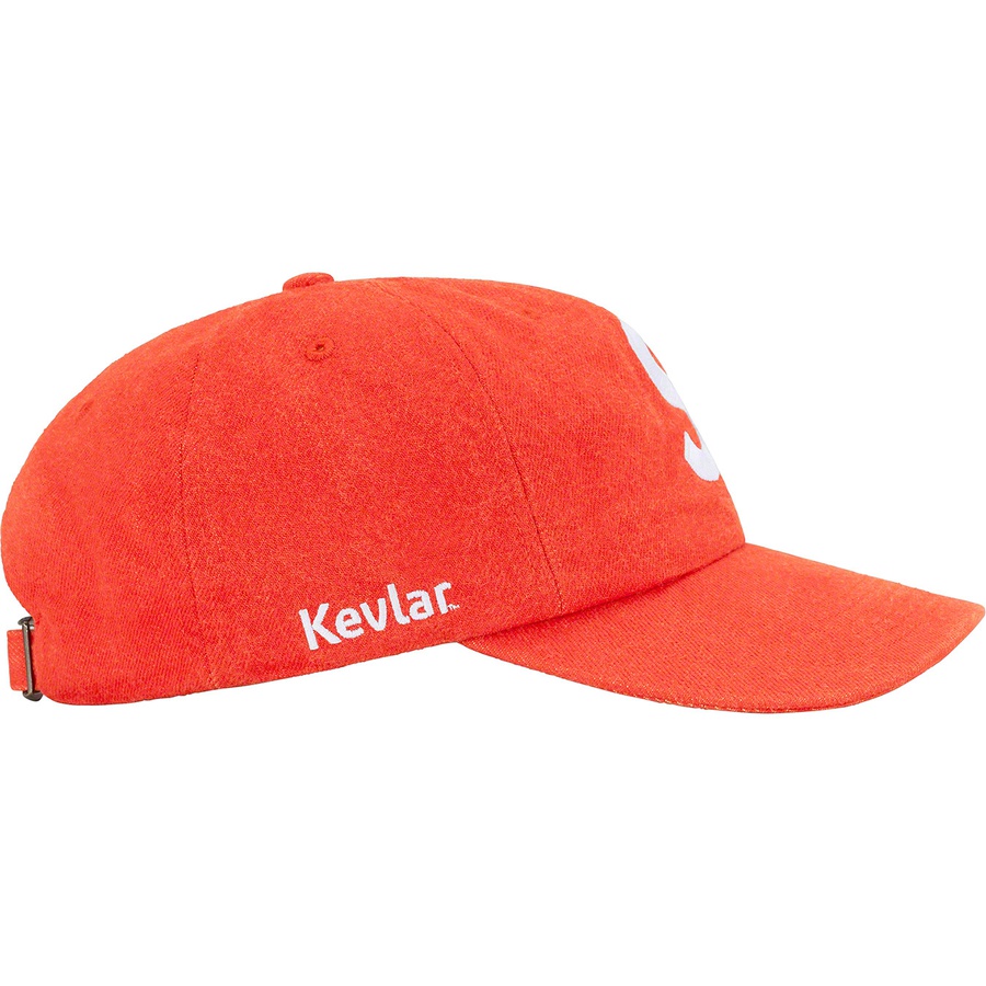 Details on Kevlar™ Denim S Logo 6-Panel Red from spring summer
                                                    2022 (Price is $54)