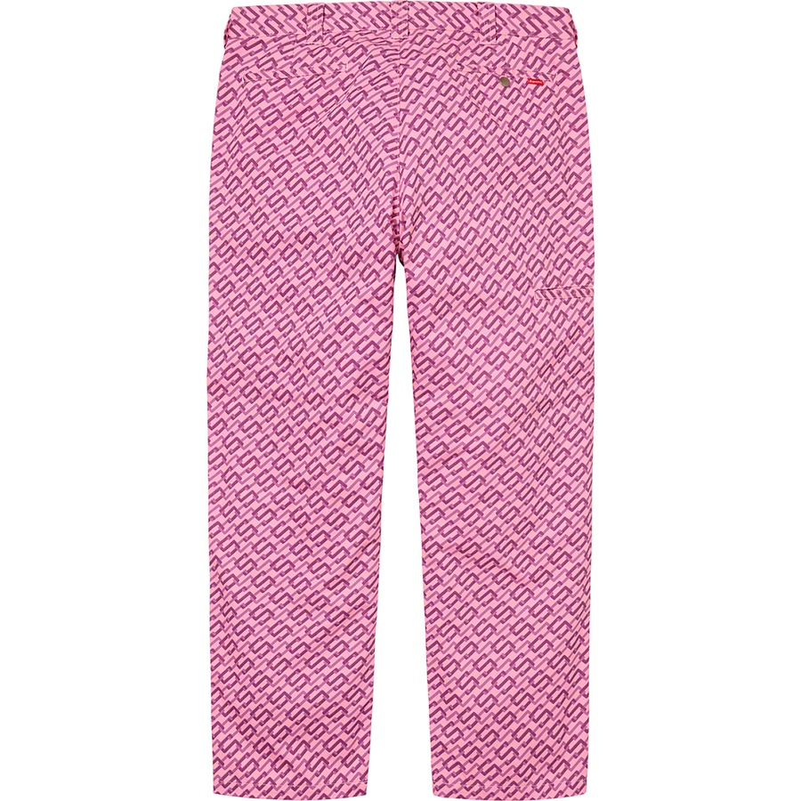 Details on Work Pant Pink Monogram from spring summer
                                                    2022 (Price is $128)