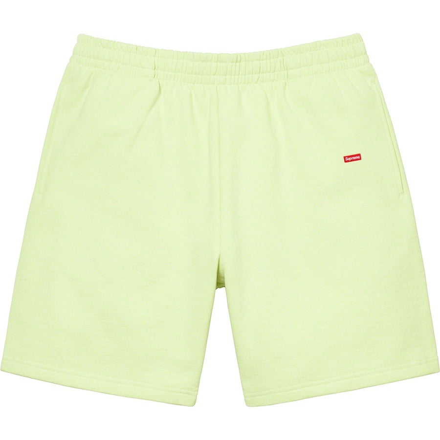 Details on Small Box Sweatshort Pale Green from spring summer
                                                    2022 (Price is $118)
