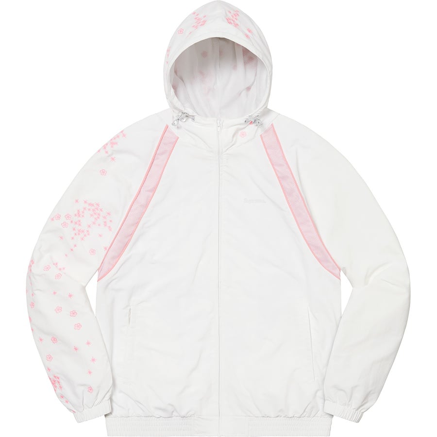 Details on AOI Glow-in-the-Dark Track Jacket White from spring summer
                                                    2022 (Price is $188)