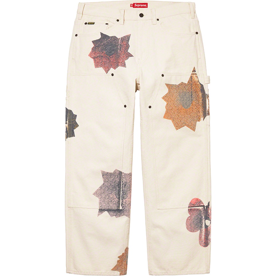 Details on Nate Lowman Double Knee Painter Pant Natural from spring summer
                                                    2022 (Price is $188)