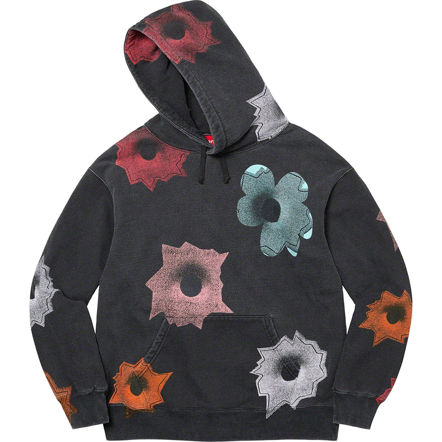 Details on Nate Lowman Hooded Sweatshirt Black from spring summer
                                                    2022 (Price is $178)