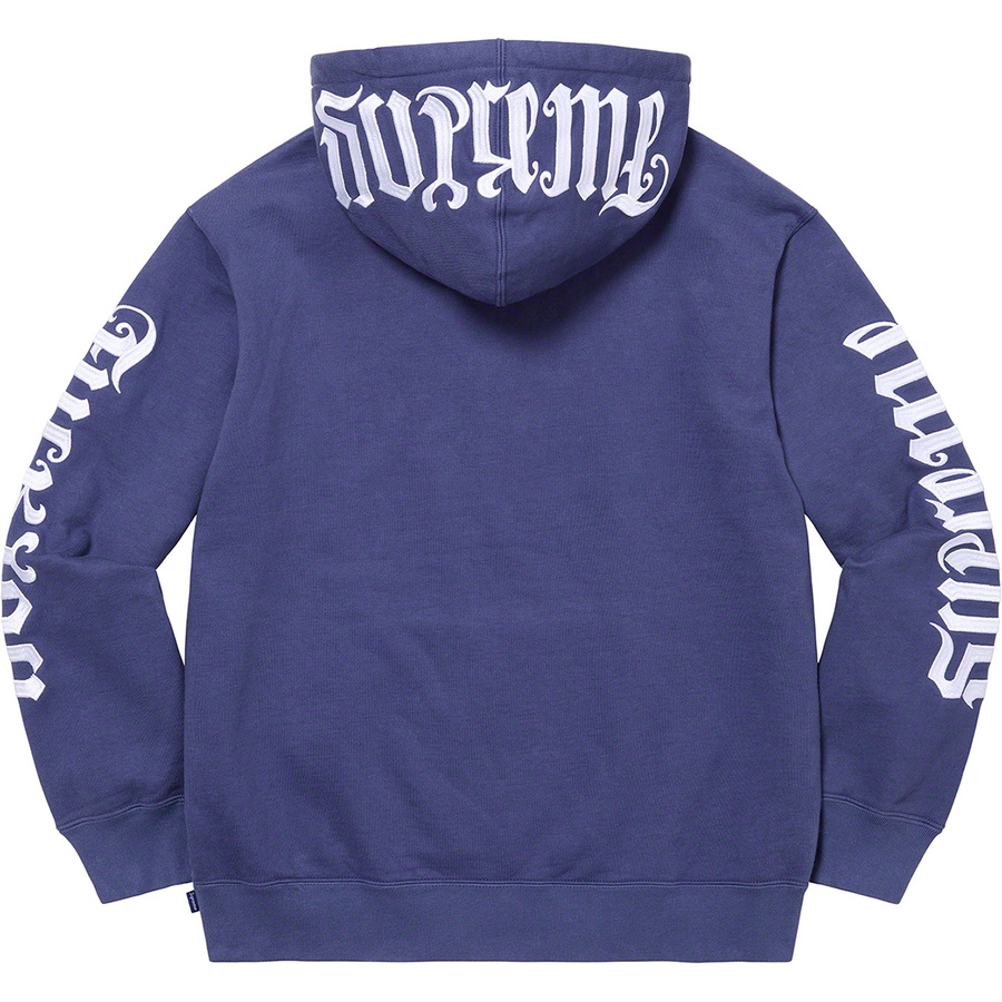 Details on Ambigram Hooded Sweatshirt Washed Navy from spring summer
                                                    2022 (Price is $158)