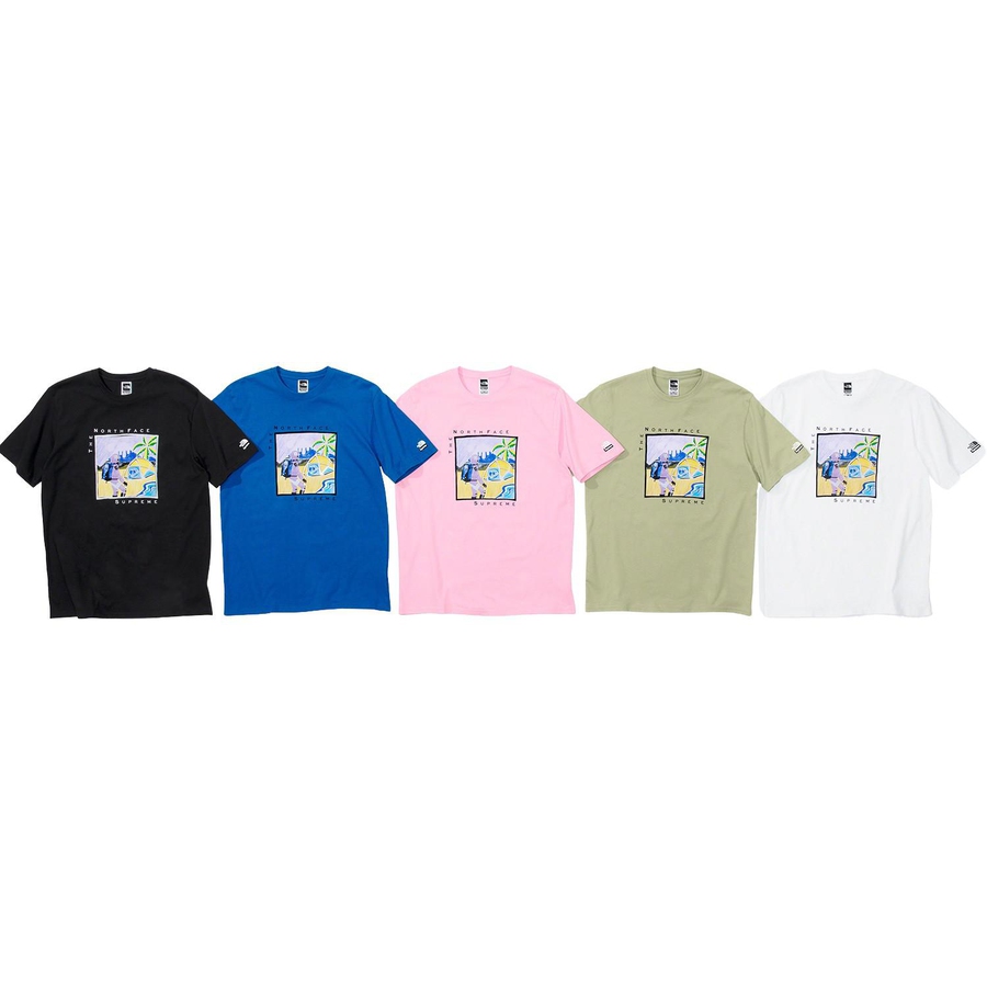Supreme North Face Sketch S/S Top TシャツTシャツ/カットソー(半袖/袖なし)
