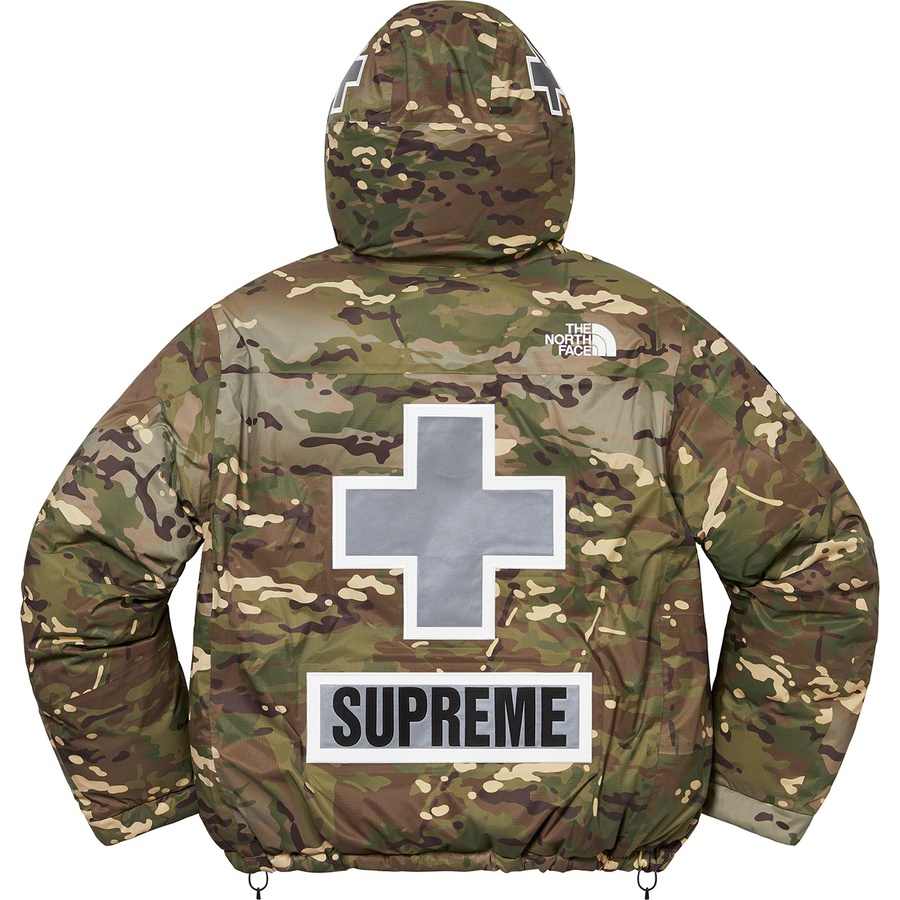Details on Supreme The North FaceSummit Series Rescue Baltoro Jacket Multi Camo from spring summer
                                                    2022 (Price is $498)