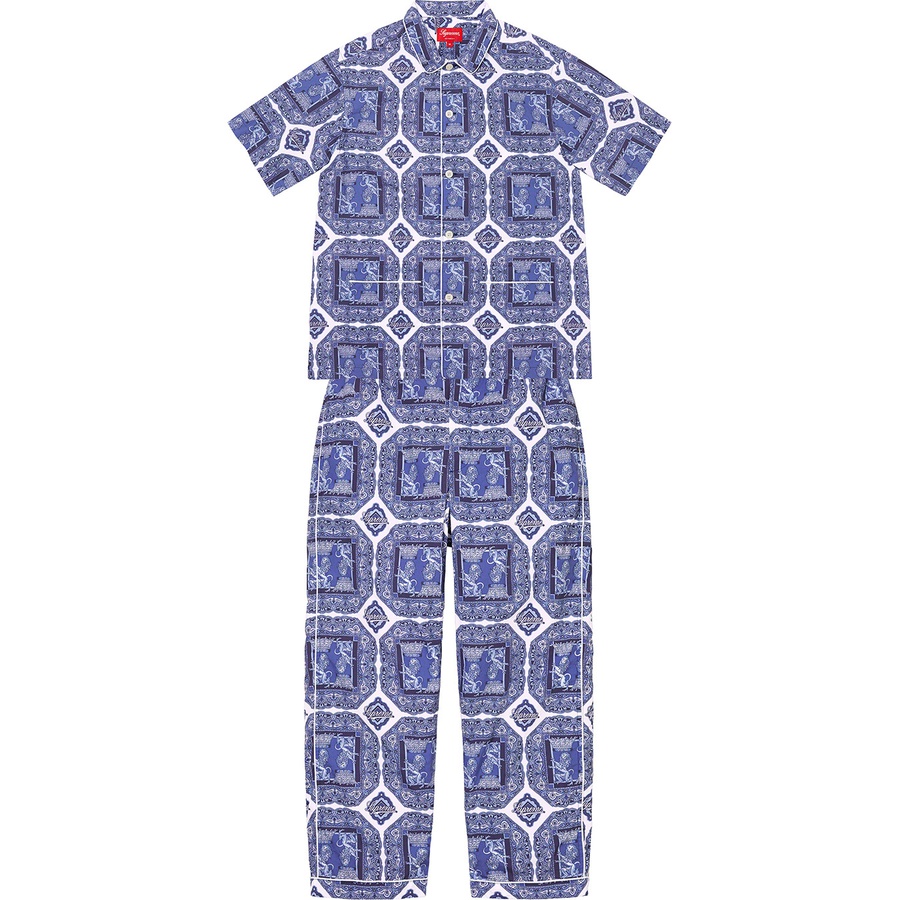 Details on Regency Pajama Set Blue from spring summer
                                                    2022 (Price is $218)
