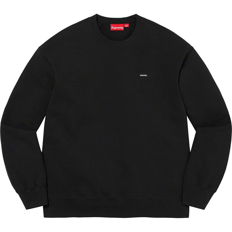 Details on Small Box Crewneck Black from spring summer
                                                    2022 (Price is $138)