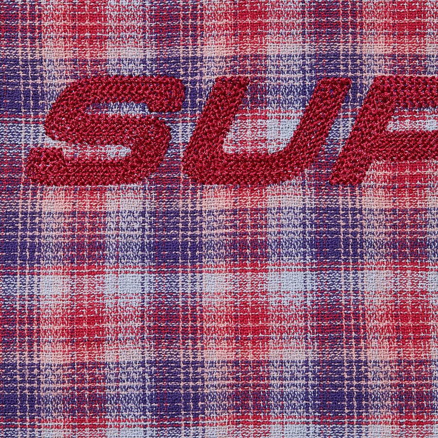 Details on Plaid S S Shirt Red from spring summer
                                                    2022 (Price is $128)