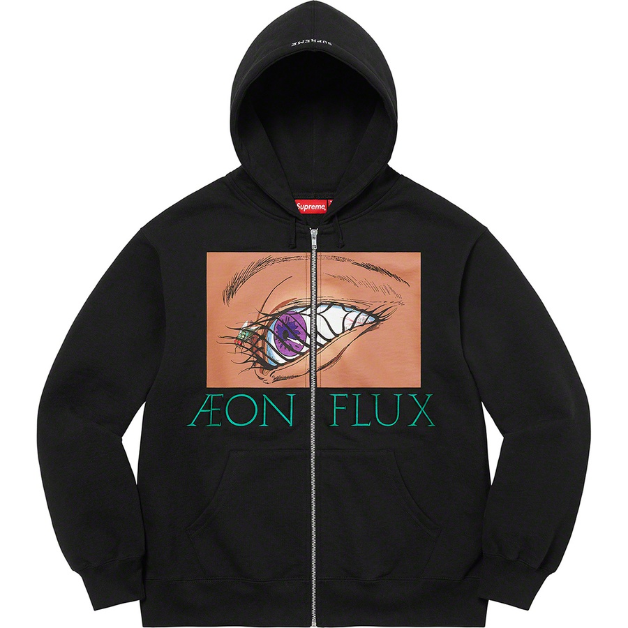 Details on Aeon Flux Zip Up Hooded Sweatshirt Black from spring summer
                                                    2022 (Price is $188)