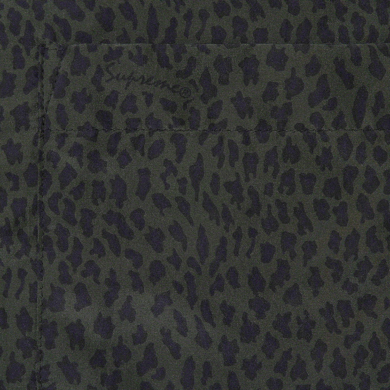 Leopard Silk S/S Shirt charcoal M