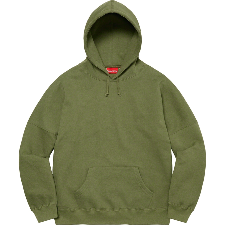 Details on Beaded Hooded Sweatshirt Olive from spring summer
                                                    2022 (Price is $168)