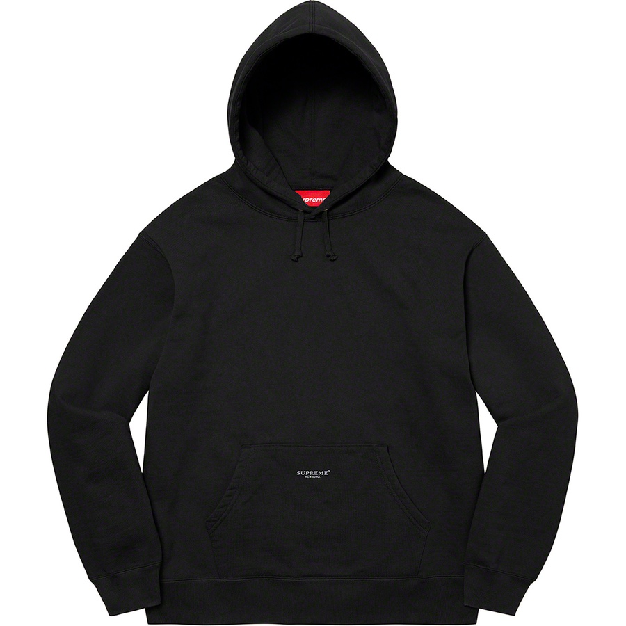 Details on Micro Logo Hooded Sweatshirt Black from spring summer
                                                    2022 (Price is $158)