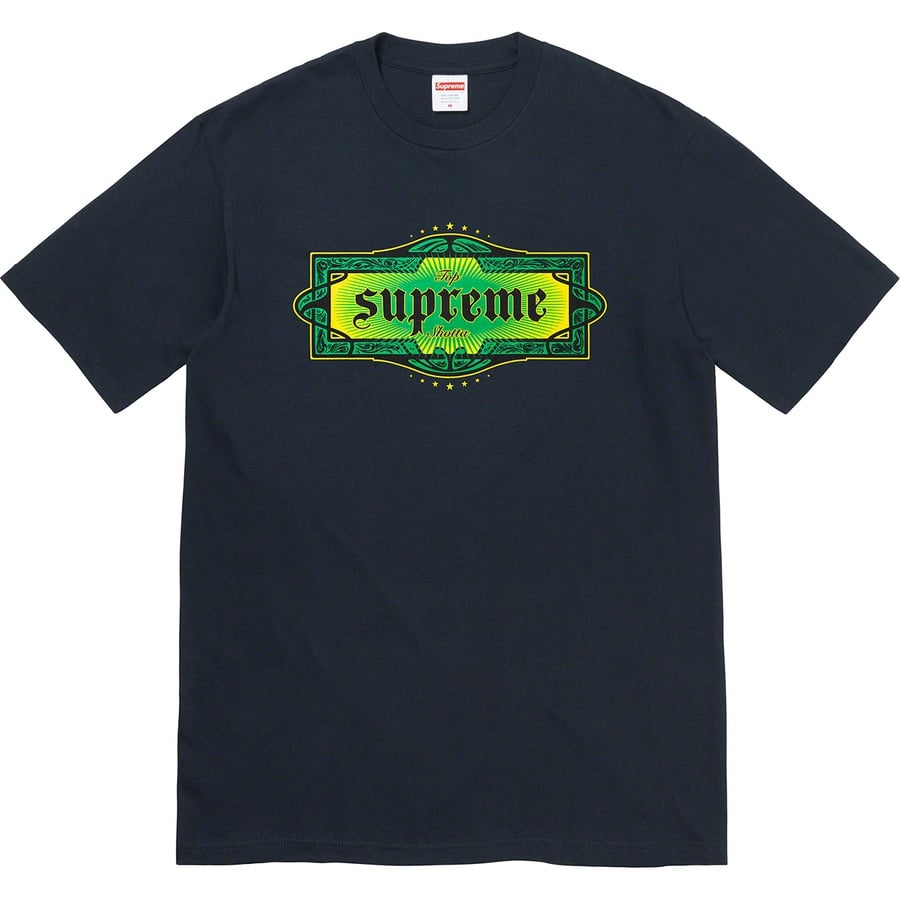Details on Top Shotta Tee Navy from spring summer
                                                    2022 (Price is $40)