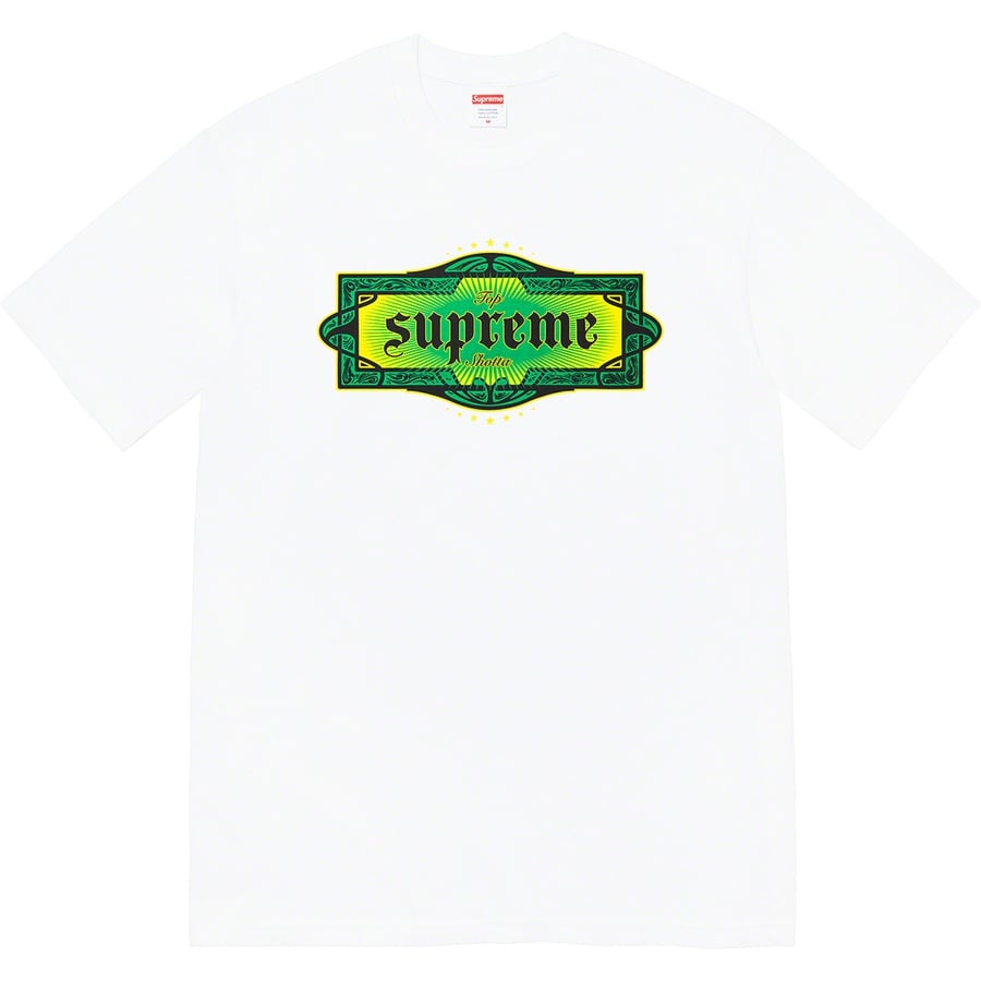 Details on Top Shotta Tee White from spring summer
                                                    2022 (Price is $40)