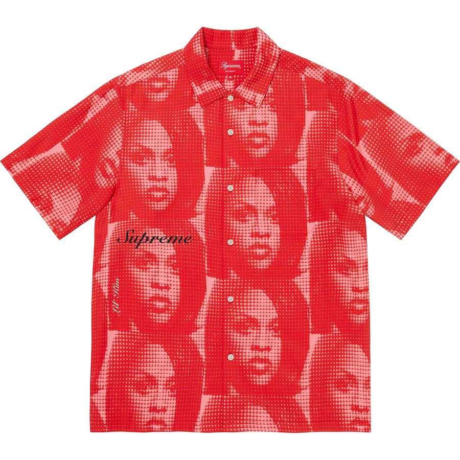 Details on Lil Kim S S Shirt Red from spring summer
                                                    2022 (Price is $158)