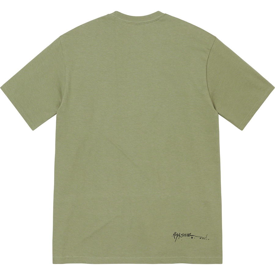 Details on Ralph Steadman Box Logo Tee Light Olive from spring summer
                                                    2022 (Price is $44)