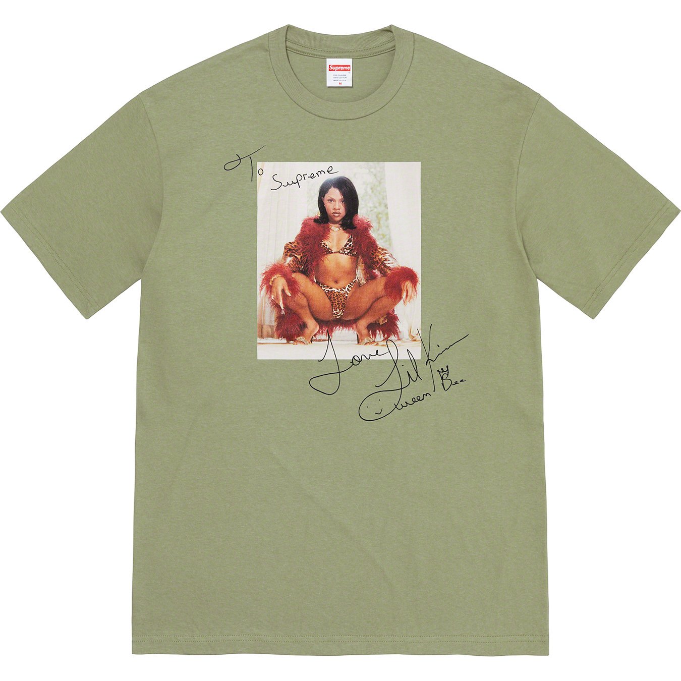 Supreme's spring T-shirt drop features a bloody Box Logo and Lil Kim