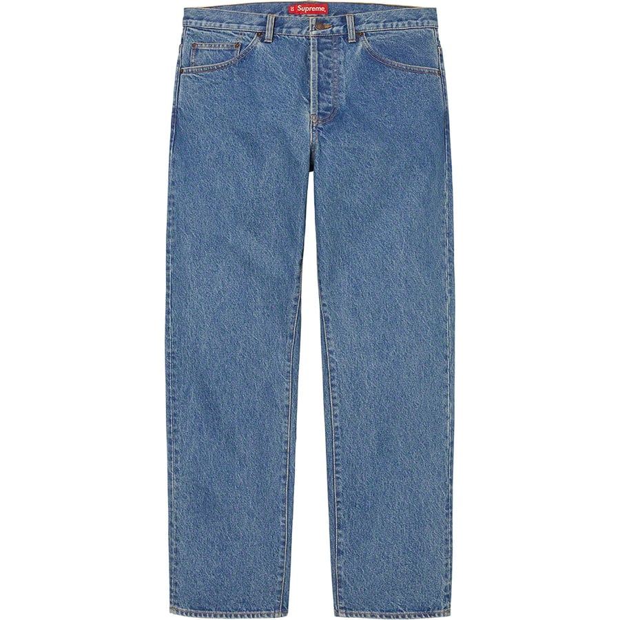 Details on Regular Jean Washed Blue from spring summer
                                                    2022 (Price is $148)