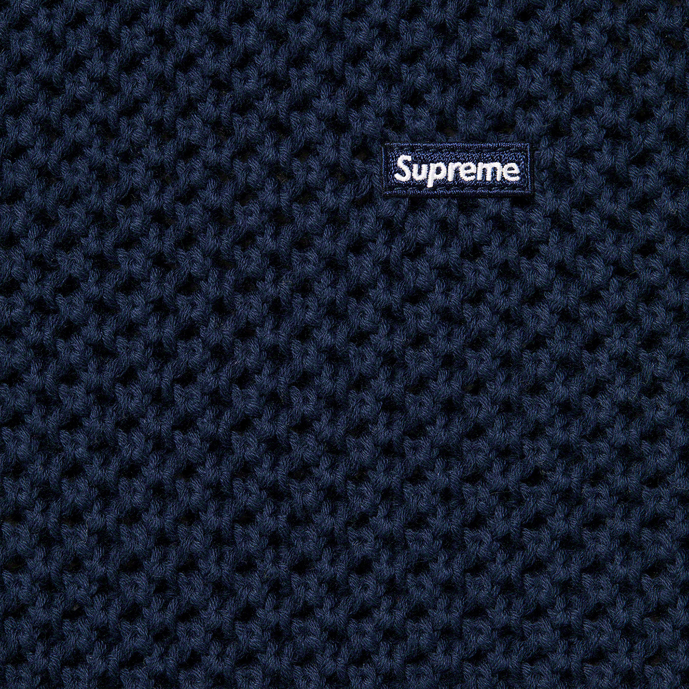 保障できる】 supreme open knit small box sweater Lサイズ - linsar.com