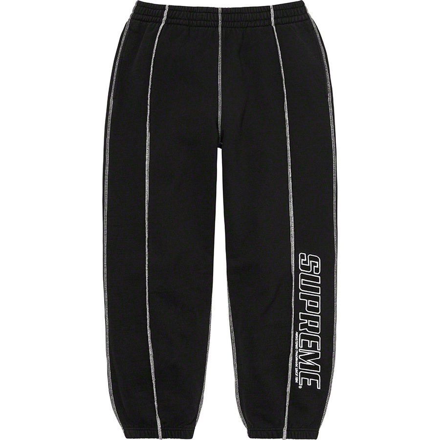 Details on Coverstitch Sweatpant Black from spring summer
                                                    2022 (Price is $148)