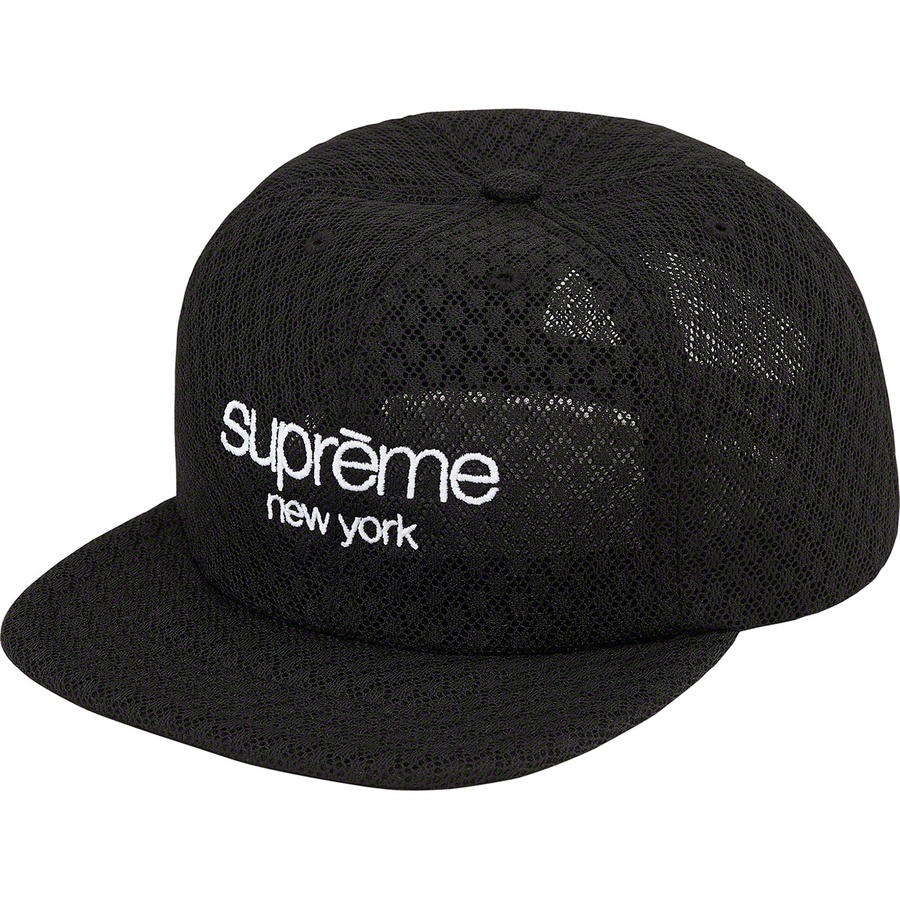 Details on Classic Logo Air Mesh 6-Panel Black from spring summer
                                                    2022 (Price is $48)