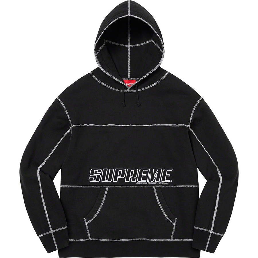 Coverstitch Hooded Sweatshirt - spring summer 2022 - Supreme