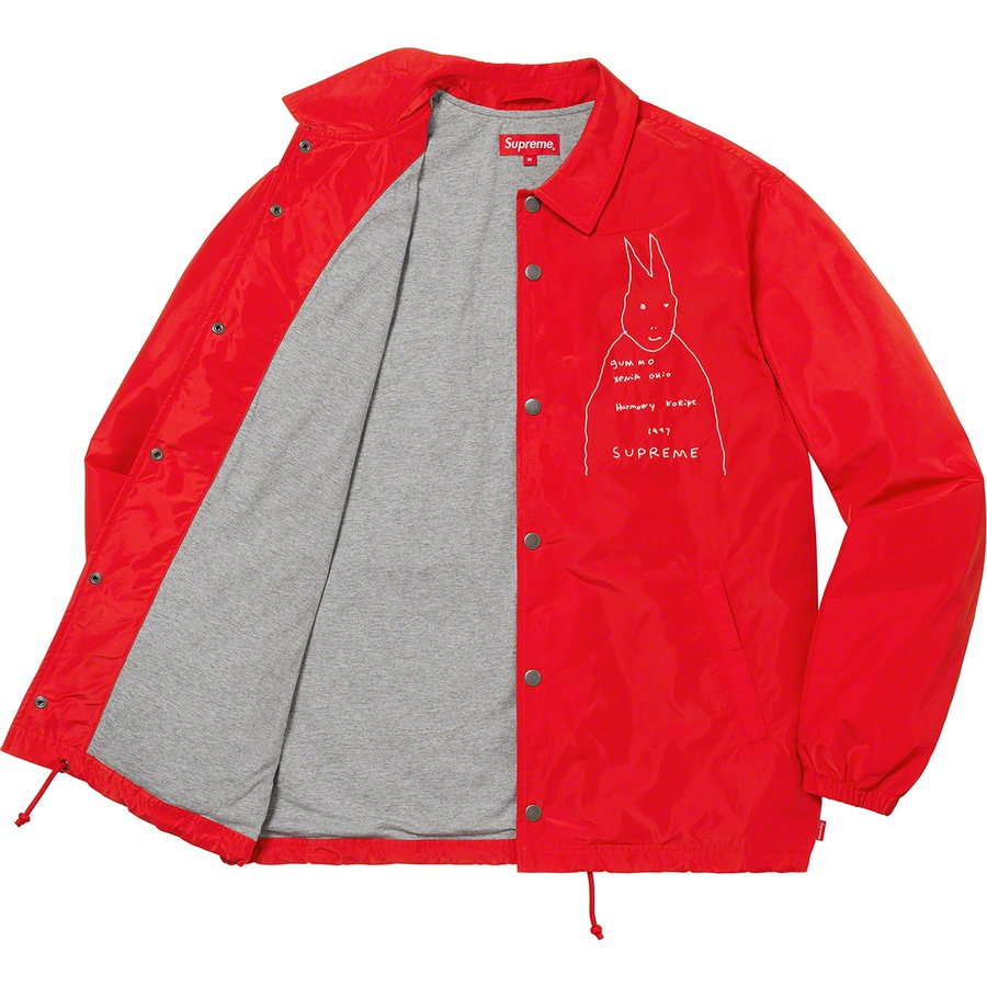 Details on Gummo Coaches Jacket Red from spring summer
                                                    2022 (Price is $158)
