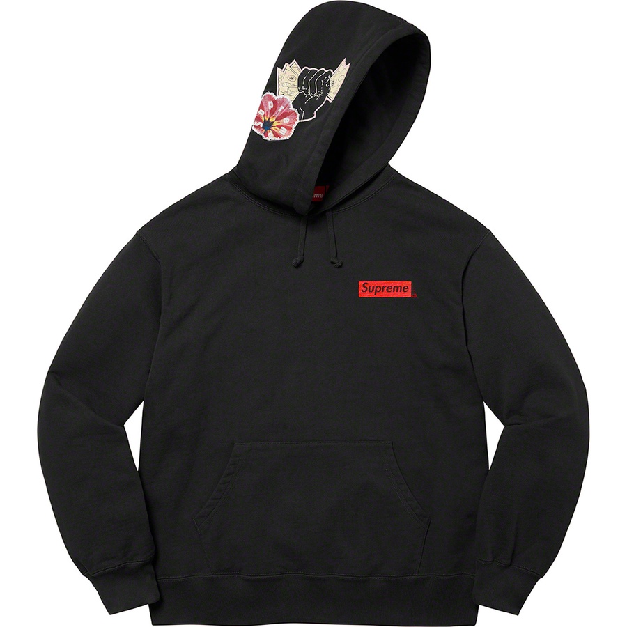Details on Instant High Patches Hooded Sweatshirt Black from spring summer
                                                    2022 (Price is $168)