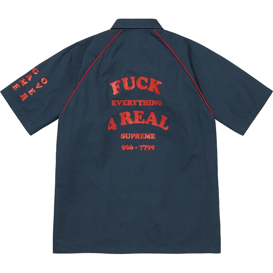 SEAL限定商品】 Supreme Fuck Yellow WorkShirt Everything シャツ