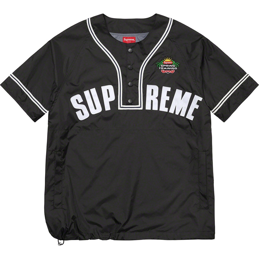 Details on Snap-Off Sleeve L S Baseball Top Black from spring summer
                                                    2022 (Price is $128)