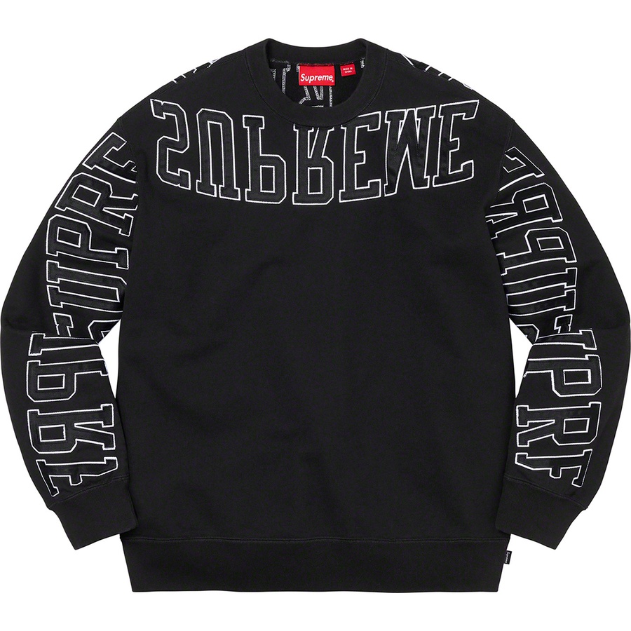 Details on Multi Arc Crewneck Black from spring summer
                                                    2022 (Price is $158)